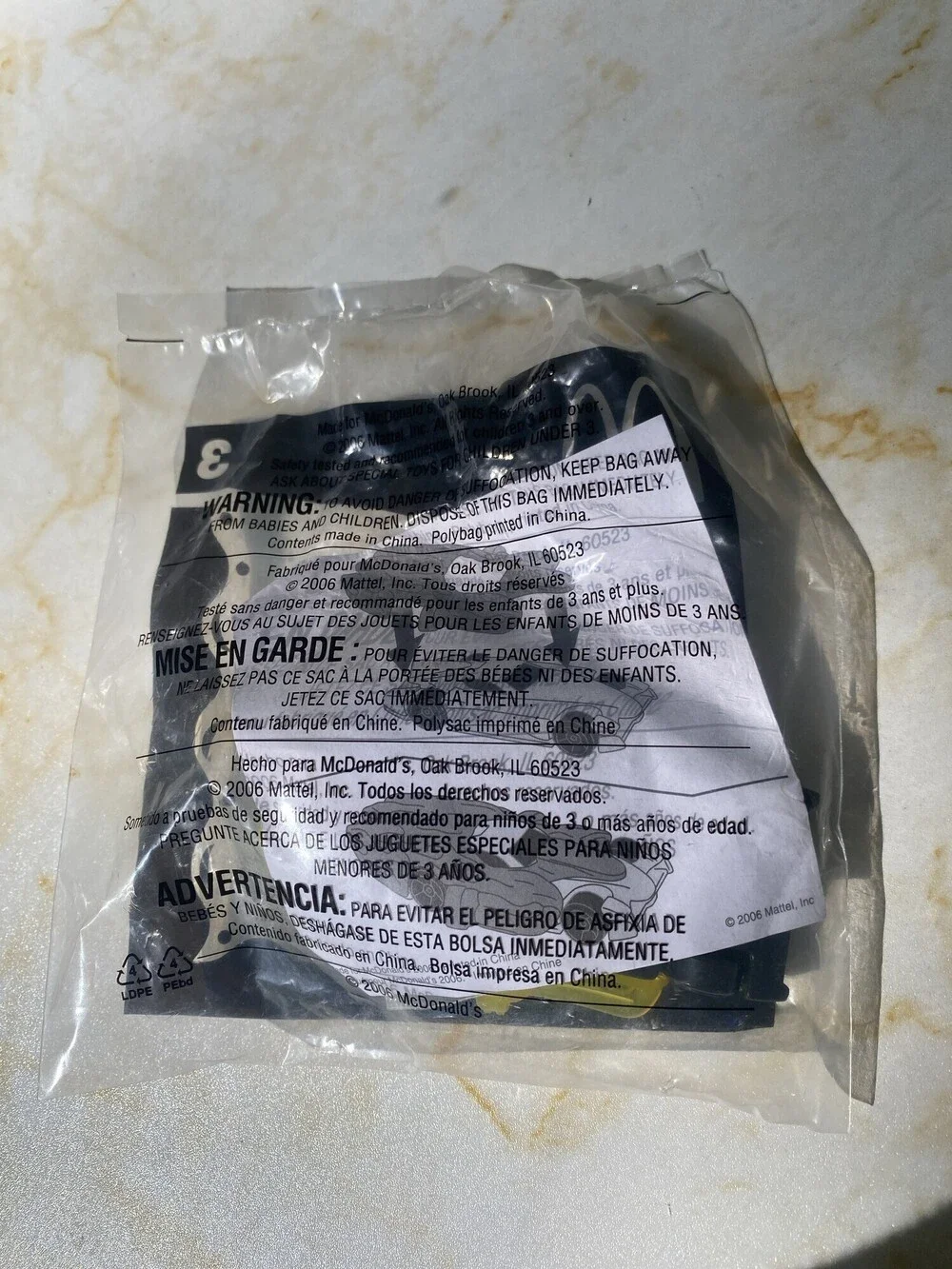New McDonald's Hot Wheels Formul8tr No. 3 Happy Meal Toy 2006 Sealed